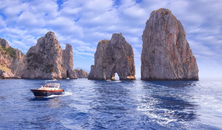 Capri by boat